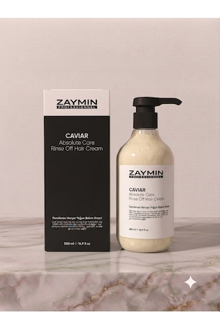 Zaymın Durulanan Havyar Yoğun Bakım Saç Kremi 500 ML