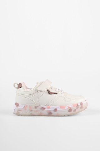 Vicco Monaco Hafif Kız Çocuk Beyaz/pudra Sneaker Beyaz - Pudra
