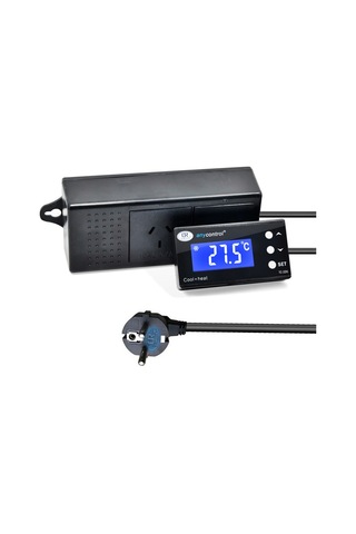 Tc-320 Dijital Lcd Ekranlı Su Geçirmez Sıcaklık Kontrol Cihazı Akvaryum Mikrobilgisayar Termostatı Gerçek Zamanlı Saat Fonksiyonu İle