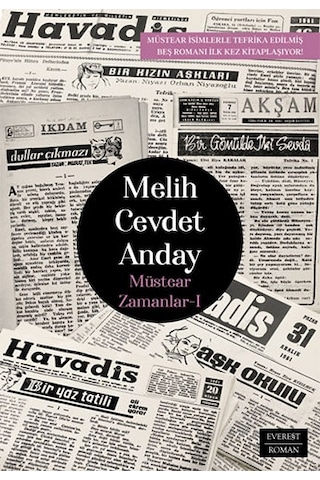 Melih Cevdet Anday - Bütün Şiirleri Ciltli + Müstear Zamanlar - 1 + Everest Açıkhava 3 - Mikado Nun Çöpleri + Okuma Sticker'ları