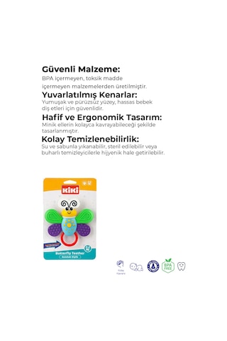 Kelebek Diş Kaşıyıcı, Dişlik Çok Renkli