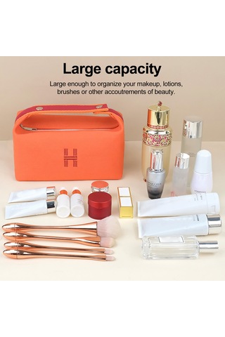 Moveevo Yıkama Çantası Büyük Kapasiteli Saklama Çantası Kozmetik Kadın Seyahat Organizatörü