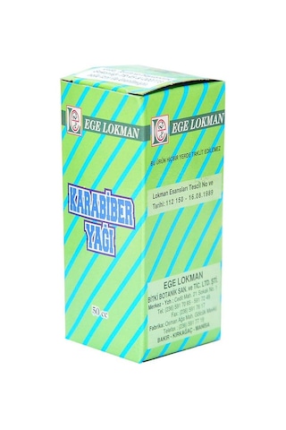 Ege Lokman Karabiber Yağı 50 ML