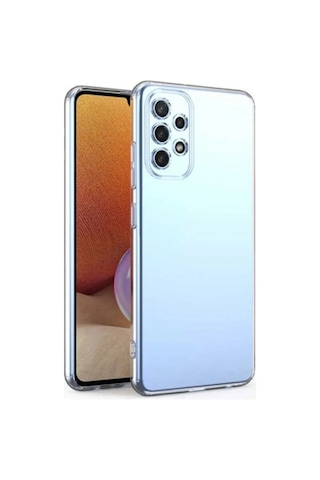 Mey İthalat Samsung Galaxy Uyumlu A32 Kılıf Lüx Şeffaf Silikon