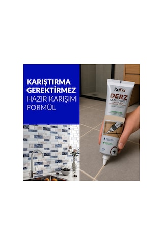 Hazır Derz Dolgu Tüpü Bej 250 Gr Hızlı Kuruyan Derz Tamir Ve Yenileme Tüpü