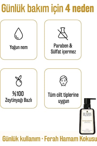Doğal Zeytinyağlı Keçi Sütlü Sıvı Sabun Zeytinyağı El Sabunu Yoğun Nemlendirici 3 Adet 500 Ml