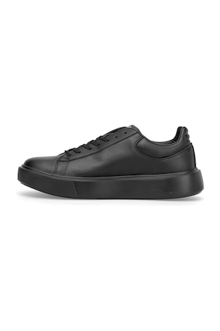 Lufian 111230290 Ryan Erkek Hakiki Deri Klasik Sneaker Siyah