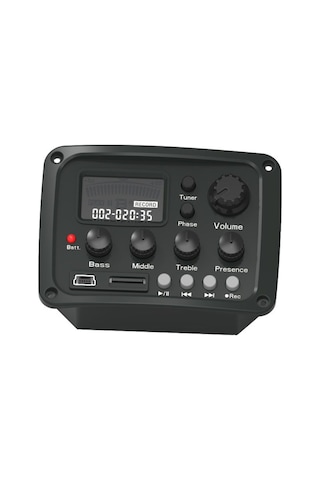 Mg10 Saz Bağlama Mp3 Player Preamp Ekolayzır Eq Tuner Piezo Mg-10