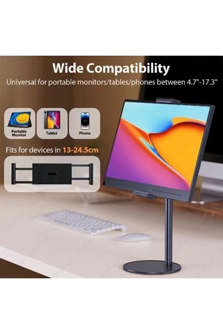 Tongxida Taşınabilir Monitör Ayarlanabilir Yükseklik Standı Masaüstü 1 Adet 1 Adet