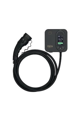 Hims Hcdks-22 22kw Tip 2 Soketli 5m Kablolu Siyah Smart Elektrikli Araç Şarj Istasyonu