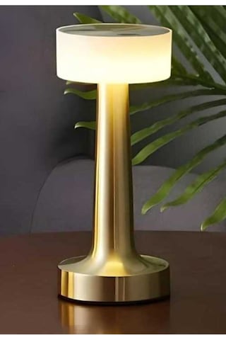 Cata Ct-8436 Denver Şarjlı Masa Lambası - Dokunmatik Altın