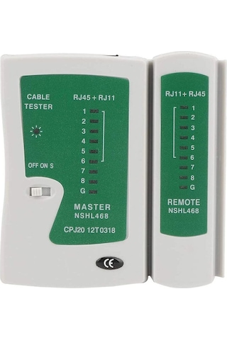 AoGo  RJ45 RJ11 RJ12 Kablo Test Cihazı Ağ Kablo Test Cihazı