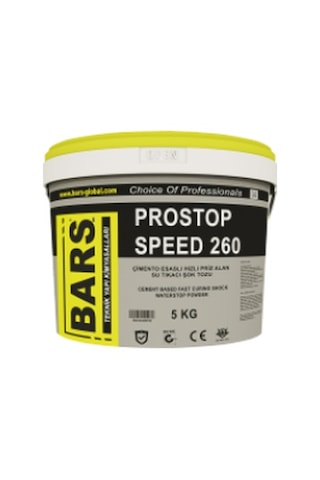 Bars Çimento Esaslı Hızlı Priz Alan Şok Su Tıkaç Tozu 5 Kg.