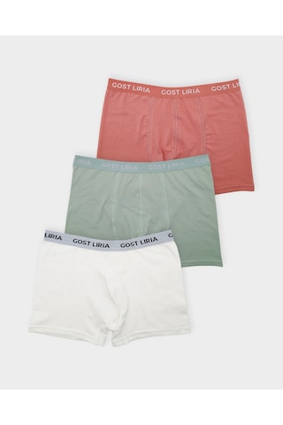Gost Liria Lime Erkek Boxer 3 Lü Paket -çok Renkli Çok Renkli