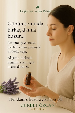 Lavanta Yağı %100 Saf Doğal Seyreltilmemiş Lavender Oil 10ml