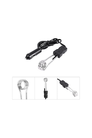 Lemestar Araç Su Isıtıcı 12v/24v - Paslanmaz Çelik, 120-140w, Su/kahve/çay Kaynatma, Taşınabilir, Kamp/piknik İçin Diğer