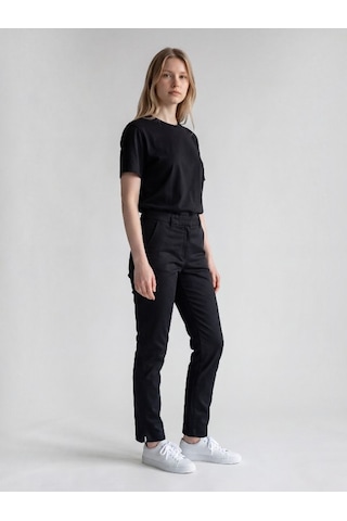 Sisley Slim Fit Gabardin Pantolon Kadın Siyah Pantolon - 325a4aı655ah6