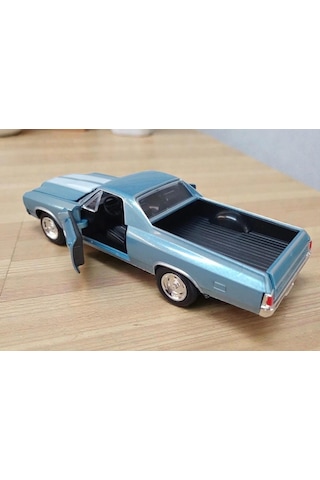 New Ray Koleksiyon 1 / 24 Ölçek 1962 Chevrolet İmpala Ss Mavi Pickup Model Metal Araba