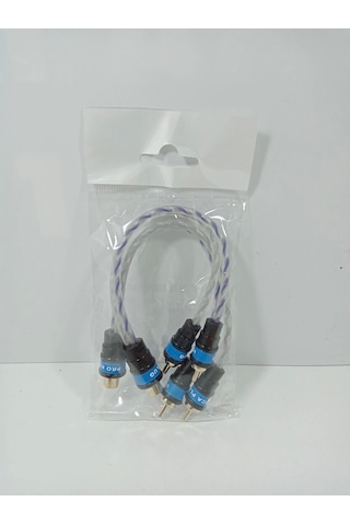 Edison Amfi Y Kablo Kaliteli Oto Anfi Y Kablo 1 Dişi 2 Erkek Y Kablo 2 Adet