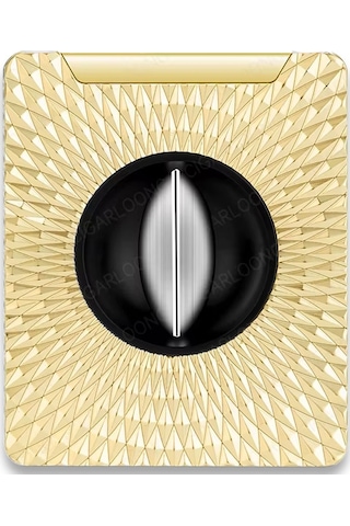 Kare Sprial Desen Metal Puro V Kesici Gold