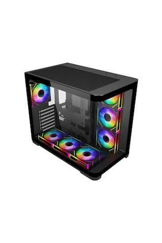 Gameboster 750w 80+ Bronze Gb-g2852b-750w 7-fanlı Gamıng Mıd-tower Pc Kasası