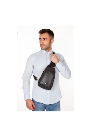 Siyah Vardy Göğüs Ve Omuz Çantası Çapraz Askılı Body Bag