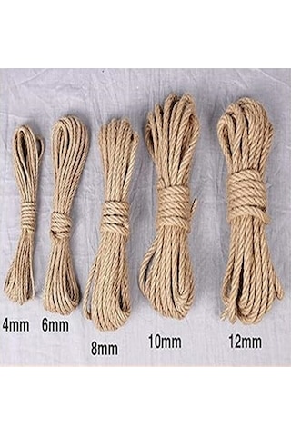 3 Mm 10 Metre Jüt Halat Kendir İp Hasır Urgan
