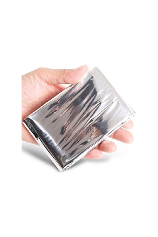 Ayt Sunup Soğuk Ve Sıcak Tutan Çift Taraflı Gümüş Acil Durum Battaniyesi Termal Battaniye Deprem Çantasına Uygun