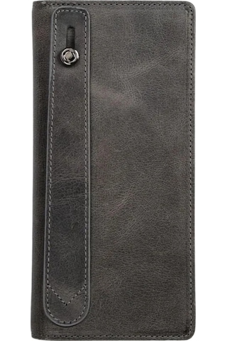 Mft Leather Hakiki Deri Unisex Telefon Bölmeli Cüzdan Golden 3367 Tiguan Antrasit
