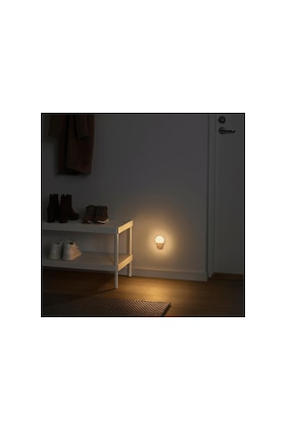 Ikea Ankarlagg Serisi, Sensörlü Gece Lambası, 10.5x7.5 Cm, Gri-beyaz
