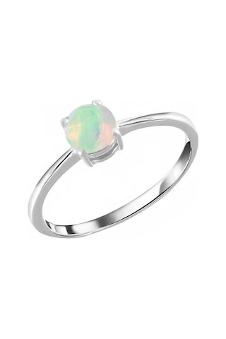 Lair Doğal Opal Taşlı Gümüş Yüzük 160990310 Beyaz