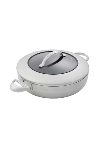 Ctx Kapaklı Şef Tavası, Optimum Isı Dağılımı, Patentli Yapışmaz Yüzey 28 Cm Çok Renkli