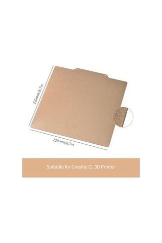 Novahub Creality Cl-3d Serisi İçin Paslanmaz Çelik Platform, 220x220mm, Esnek Yüzey