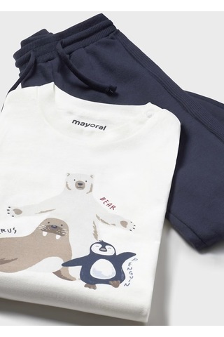 Mayoral Erkek Bebek 3'lü Eşofman Takımı 2840 Kırmızı