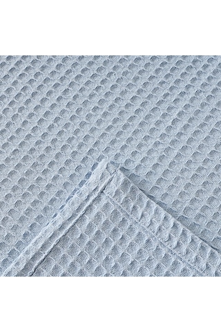 Soft Rete Çift Kişilik Pike - Mavi - 200x220 Cm Çok Renkli