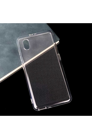 Tcl L7 Kılıf Zore Süper Silikon Kapak Renksiz