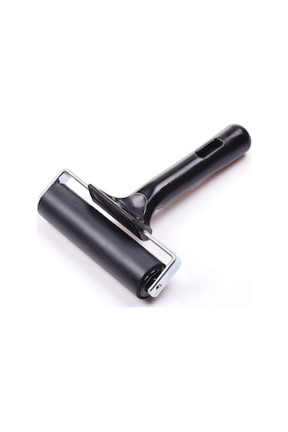 Kaymaz Saplı 4 İnç Kauçuk Rulo, Baskı Ve Yapıştırıcı İçin Profesyonel Sanat Malzemeleri B