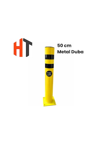 Metal Delinatör 50 Cm - Kulaksız Sarı-siyah Metal Duba