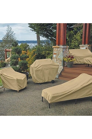 Classic Accessories Terrazzo Suya Dayanıklı 11 Metre Veranda Şemsiyesi Kılıfı, Veranda Mobilyası Kılıfları Diğer