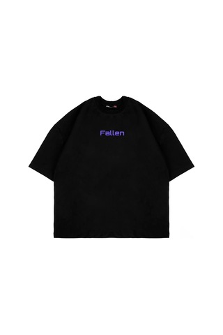 Startmore Fallen Sırt Baskılı Oversize Unisex Beyaz Siyah