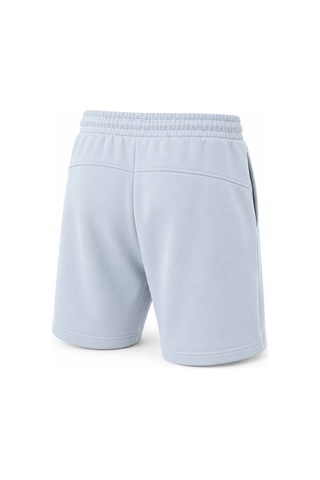 Hzr Wear Erkek Regular Fit Rahat Kesim %100 Pamuk Hafif Kalın Beli Bağcıklı Şort Mavi