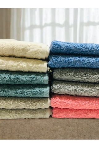 Miosse Pure 12 Adet 30x50 Cm El-yüz-mutfak Havlu Seti Çok Renkli
