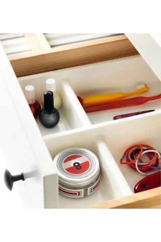 Bölmeli Çekmece İçi Düzenleyici Beyaz 2 adet Beyaz