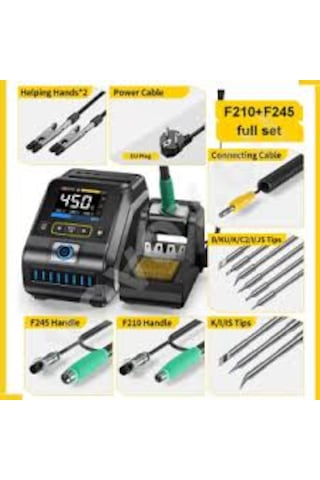 Fnirsi Dws200 F210 F245 Set Dijital Lehimleme İstasyonu