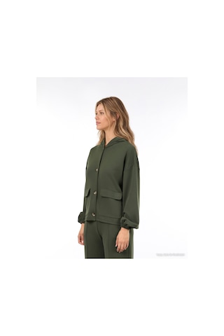 Yargıcı Regular Kapüşonlu Yaka Uzun Kol Sweatshirt 26kksw9005l 014 Yeşil