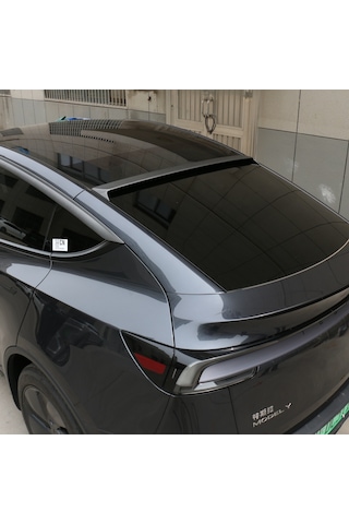 Tesla Model Y Legacy Ve Juniper İçin Uyumlu Cam Üstü Spoiler Spor Model Parlak Siyah