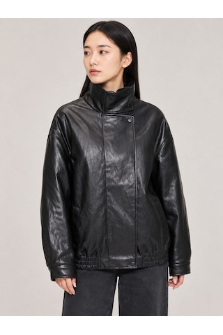 Loft Oversize Kadın Mont Pu Lf2043973 Q1.v1 Siyah