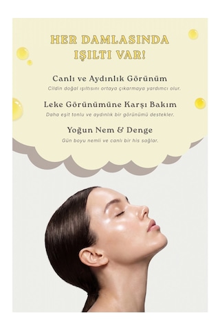 Botavee Aydınlatıcı Yüz Serumu - Alpha Arbutin, Niacinamide, C Vitamini Leke Karşıtı Bakım Ve Ton Eşitleyici Serum - 30 Ml