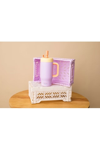 Sipnjoy - Handlehug Tumbler 550 Ml - Lila