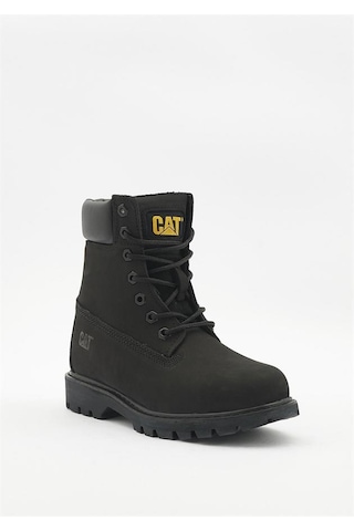 Caterpillar Clovis Black Nubuk Kadın Bot Siyah